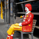 A statue of Ronald McDonald in Tianjin, China